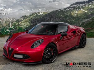 Alfa Romeo 4C Carbon Fiber Side Skirt Set - Shark Fin